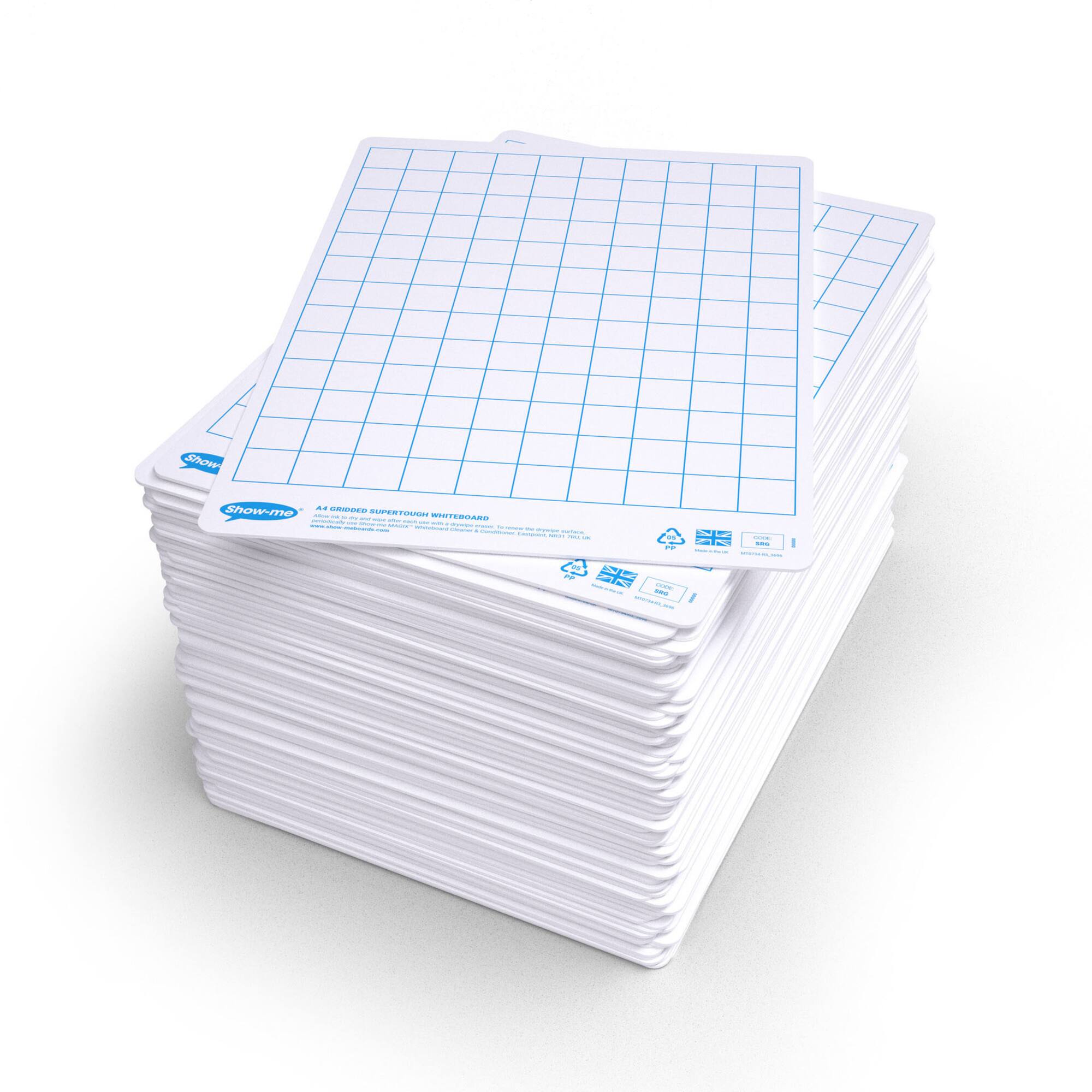 Show-me® Gridded/Plain Tough Lapboards Bulk Box Set